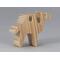 Handmade unfinished wood toy camel from the Itty Bitty Animal Collection sanded smooth and ready to paint. Ideal for kids' crafts or toys, this freestanding camel can be stacked with similar toys for a playful experience.