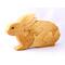 Bunny Rabbit Puzzle Handmade Large Simple Four Parts and Free Standing Finished With Mineral Oil