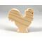 Wood Toy Rooster/Chicken Blank Cutout, Handmade, Unfinished, Unpainted, Paintable, and Ready to Paint From My Itty Bitty Animal Collection