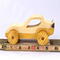 Wood Toy Car, Handmade Sport Coupe Finished with Two-Tone Clear and Amber Shellac, From My Speedy Wheels Collection