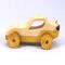 Wood Toy Car, Handmade Sport Coupe Finished with Two-Tone Clear and Amber Shellac, From My Speedy Wheels Collection