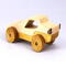 Wood Toy Car, Handmade Sport Coupe Finished with Two-Tone Clear and Amber Shellac, From My Speedy Wheels Collection