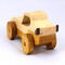 Wood Toy Car, Handmade Sport Coupe Finished with Two-Tone Clear and Amber Shellac, From My Speedy Wheels Collection