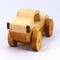 Wood Toy Car, Handmade Sport Coupe Finished with Two-Tone Clear and Amber Shellac, From My Speedy Wheels Collection