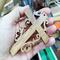 Christian Cross Fretwork Christmas Tree Ornament Handmade and Finished
