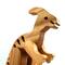 Handmade toy dinosaur figurine parasaurolophus hand finished and made from select grade hardwoods from my Buddies Dinos Collection