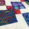 Bright color quilt
Red and blue quilt
quilt for sale handmade homemade patchwork made in USA