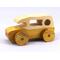 Handmade Wood Toy Minivan Car Finished with Clear and Amber Shellac from the Speedy Wheels Collection