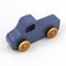 Wood Toy Pickup Truck Handmade And Finished with Military Blue and Metallic Sapphire Blue And Amber Shellac From My Play Pal Collection