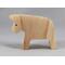 Handmade wooden bull toy cutout unpainted and ready to paint. It is free standing and stackable. From my Itty Bitty Animal Collection.