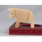 Handmade wooden bull toy cutout unpainted and ready to paint. It is free standing and stackable. From my Itty Bitty Animal Collection.