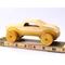 Handmade Wood Toy Car Finished with Two-Tone Clear and Amber Shellac Roadster Coupe or Truck From My The Speedy Wheels Collection