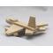 Handmade Wood Toy Airplane Jet Fighter Unfinished Unpainted Paintable Ready For Painting - Made To Order