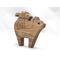 Handmade wood cat and kittens family stacking puzzle made from select grade hardwoods and hand-finished with a custom blend of mineral oil, beeswax, and Carnauba wax to ensure a smooth and durable surface.