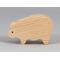 Wood Toy Pig Cutout Handmade Unfinished Unpainted And Ready To Paint Freestanding From My Itty Bitty Animal Collection