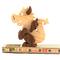Wood Baby Dragon Fantasy Animal Figurine Handmade From Select Grade Hardwoods And Finished With Mineral Oil And Beeswax