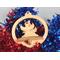 Wood 3D Angels and Tree Christmas Tree Ornament Handmade And Finished