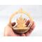 Wood 3D Angels and Tree Christmas Tree Ornament Handmade And Finished