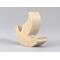 Handmade Wood Toy Dove Cutout, Stackable, Unfinished, Unpainted, and Ready to Paint, From My Itty Bitty Animal Collection