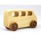 Handmade Wood Toy Minivan/Bus Finished With Clear Shellac And Metallic Sapphire Blue From My Play Pal Collection