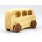 Handmade Wood Toy Minivan/Bus Finished With Clear Shellac And Metallic Sapphire Blue From My Play Pal Collection