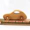 Handmade Wood Toy Car Classic In the Style Of A '57 Bug Made From Laminated Hardwood And Hand Finished With Polyurethane From My Play Pal Collection