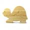 Handmade wood turtle puzzle: simple five piece puzzle ideal for small children.