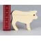 Handmade Wood Toy Baby Cow/Calf Cutout Unfinished Unpainted Ready To Paint Freestanding Farm Animal From My Itty Bitty Animal Collection