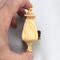 Handmade Wood Miniature Birdhouse Ornament crafted using only the finest select hardwoods and traditional woodworking tools. Each ornament is individually finished with a blend of mineral oil and beeswax to bring out the natural beauty of the wood.
