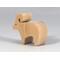 Handmade wooden toy ram sheep cutout unfinished, unpainted, freestanding, and stackable from my Itty Bitty Animal Collection