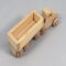 Handmade Wood Toy Semi Tractor Trailer Truck Crafted from Unfinished Bare Wood From My Play Pal Collection