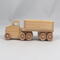 Handmade Wood Toy Semi Tractor Trailer Truck Crafted from Unfinished Bare Wood From My Play Pal Collection