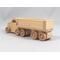 Handmade Wood Toy Semi Tractor Trailer Truck Crafted from Unfinished Bare Wood From My Play Pal Collection