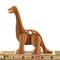 Handmade Wood Dinosaur, Brontosaurus, Apatosaurus, or Sauropod Handmade from Select Hardwoods Finished with Oil and Beeswax. I handmade these from carefully selected hardwoods and finished them with mineral oil, beeswax, and carnauba wax.