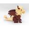 Hand-crafted baby dragon mythical fantasy animal figurine made from contrasting high-quality hardwoods and finished with non-toxic oils and waxes. Perfect for any dragon enthusiast.