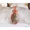 Petoskey Fossil Copper Wire Wrapped Pendant