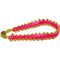 Think Pink Cancer Awareness Gold Double Picot Superduo Bracelet