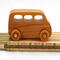 Wood Toy Car, MiniVan, Micro Bus, Handmade, Finished with Amber Shellac, From My Play Pal Collection