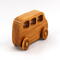 Wood Toy Car, MiniVan, Micro Bus, Handmade, Finished with Amber Shellac, From My Play Pal Collection