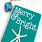 Coastal Christmas Tree Sign, Merry & Bright, With Real Starfish

This Merry & Bright coastal holiday sign with an actual starfish, is an ideal addition to your beach house holiday decor. Measuring 7.25x16, this is a cheerful and radiant design with it's greenish turquoise background, white whimsical Christmas tree, and a pop of bright tropical colors.