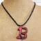 Thirteen Cat Polymer Clay and Sterling Silver Pendant