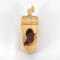 Handmade Wood Birdhouse Ornament Collectable Christmas Tree Ornament shapeed like a Christmas tree. Made from select-grade hardwoods, hand-sanded, and finished with a custom blend of oils and waxes using traditional woodworking tools.