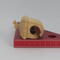 Handmade Wood Birdhouse Ornament Collectable Christmas Tree Ornament shapeed like a Christmas tree. Made from select-grade hardwoods, hand-sanded, and finished with a custom blend of oils and waxes using traditional woodworking tools.