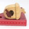 Handmade Wood Birdhouse Ornament Collectable Christmas Tree Ornament shapeed like a Christmas tree. Made from select-grade hardwoods, hand-sanded, and finished with a custom blend of oils and waxes using traditional woodworking tools.