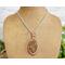 Copper Wire Wrapped Fruit Jasper and Peridot Frog Pendant