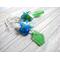 starfish dangle earrings are a fashionable choice. Using genuine sea glass in bright green and colorful glass starfish beads.