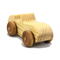 A handcrafted wooden toy convertible sports car, finished with a custom blend of oils and waxes, is the perfect gift for young children.