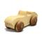 A handcrafted wooden toy convertible sports car, finished with a custom blend of oils and waxes, is the perfect gift for young children.