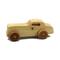 Handmade wooden toy car finished with mineral oil and beeswax, for kids aged three and up.