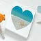 Beachy Valentine Sign, Coastal Valentine’s Day Sign, Heart Shape Coastal Decor, Beach House Sign, Love The Beach Sign, 3D Sand and Starfish Art, Beach Lover Gift, Coastal Tray, Beach Inspired